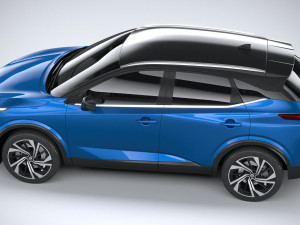 Nissan Qashqai 2022 3D 模型