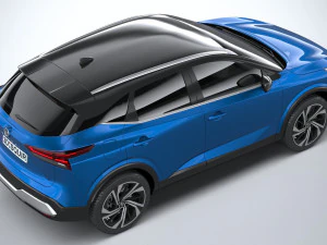 Nissan Qashqai 2022 3D Model