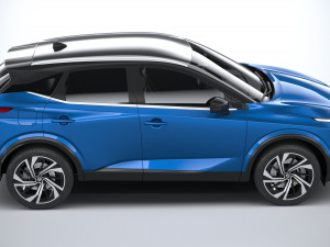 Nissan Qashqai 2022 3D 模型
