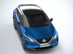 Nissan Qashqai 2022 3D 模型