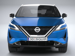 Nissan Qashqai 2022 3D 模型