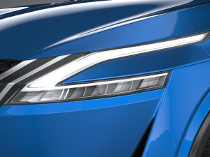 Nissan Qashqai 2022 3D 模型