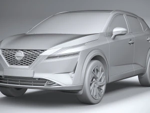 Nissan Qashqai 2022 3D Model