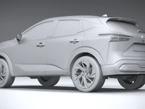 Nissan Qashqai 2022 3D Model
