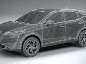 Nissan Qashqai 2022 3D Model