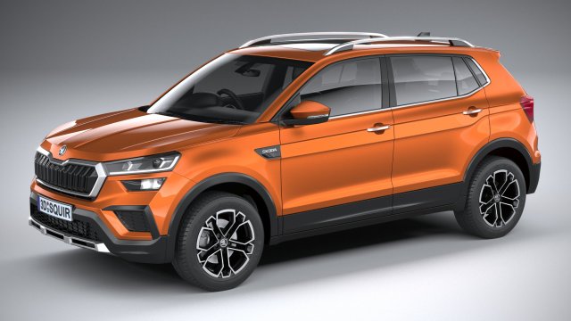 Skoda Kushaq 2021 Modelo 3D .c4d .max .obj .3ds .fbx .stl .blend