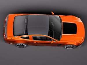 Mustang Boss 302 2012 3D Model