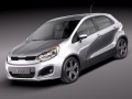 Kia Rio 5-door 2012 Modello 3D