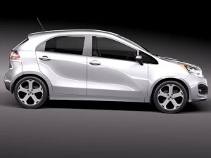 Kia Rio 5 puertas 2012 Modelo 3D