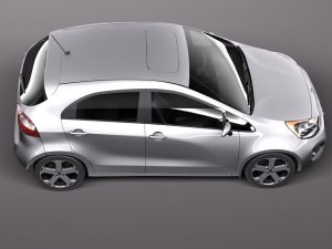 Kia Rio 5-door 2012 3D मॉडल