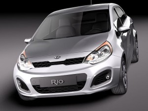 Kia Rio 5-door 2012 3D मॉडल