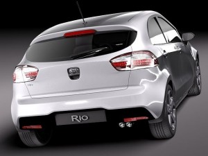 Kia Rio 5-door 2012 3D मॉडल