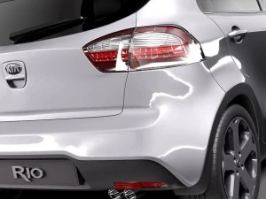 Kia Rio 5 puertas 2012 Modelo 3D