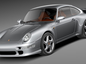 Porsche 911 993 Turbo 3D Model
