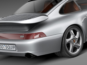Porsche 911 993 Turbo Modello 3D