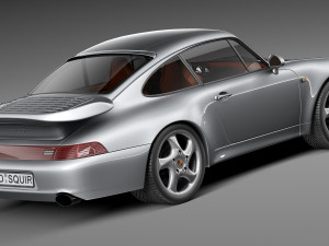 Porsche 911 993 Turbo Modello 3D
