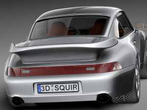 Porsche 911 993 Turbo Modello 3D