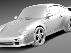Porsche 911 993 Turbo Modello 3D