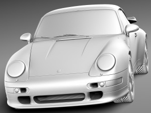 Porsche 911 993 Turbo Modello 3D
