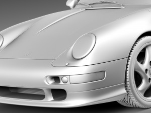 Porsche 911 993 Turbo Modello 3D