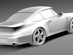 Porsche 911 993 Turbo Modello 3D