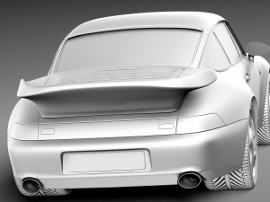 Porsche 911 993 Turbo Modello 3D