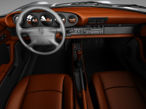 Porsche 911 993 Turbo Modello 3D