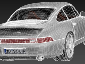 Porsche 911 993 Turbo Modello 3D