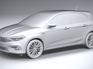 Fiat Tipo 5door 2021 Modello 3D