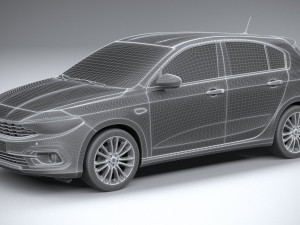 Fiat Tipo 5door 2021 Modello 3D