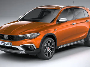 Fiat Tipo Cross 2021 3D Model