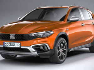 Fiat Tipo Cross 2021 3D Model
