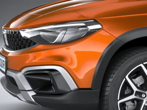 Fiat Tipo Cross 2021 3D Model