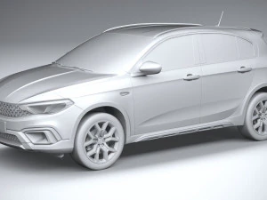 Fiat Tipo Cross 2021 3D Model