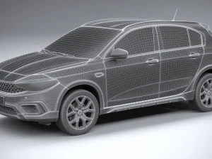 Fiat Tipo Cross 2021 3D Model