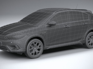 Fiat Tipo Cross 2021 Model 3D