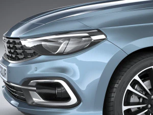 Fiat Tipo Sedan 2021 3D Model