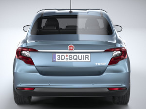 Fiat Tipo Sedan 2021 3D Modell