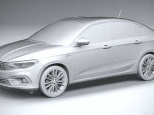 Fiat Tipo Sedan 2021 3D Modell