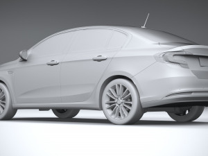 Fiat Tipo Sedan 2021 3D Modell