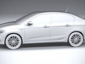 Fiat Tipo Sedan 2021 3D Modell