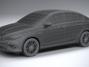 Fiat Tipo Sedan 2021 3D Modell