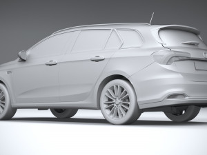 Fiat Tipo Station Wagon 2021 3D-Modell