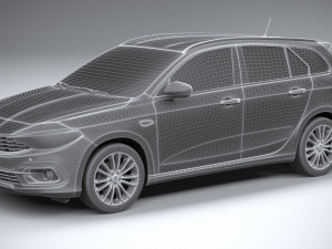 Fiat Tipo Station Wagon 2021 3D-Modell