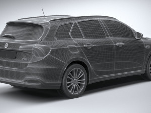 Fiat Tipo Station Wagon 2021 3D-Modell