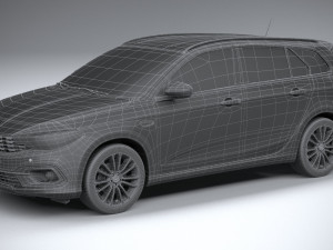 Fiat Tipo Station Wagon 2021 3D-Modell