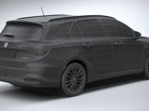 Fiat Tipo Station Wagon 2021 3D-Modell
