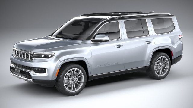 Jeep Grand Wagoneer 2022 3D Model .c4d .max .obj .3ds .fbx .stl .blend