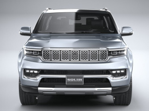 Jeep Grand Wagoneer 2022 3D Model