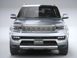 Jeep Grand Wagoneer 2022 3D Model